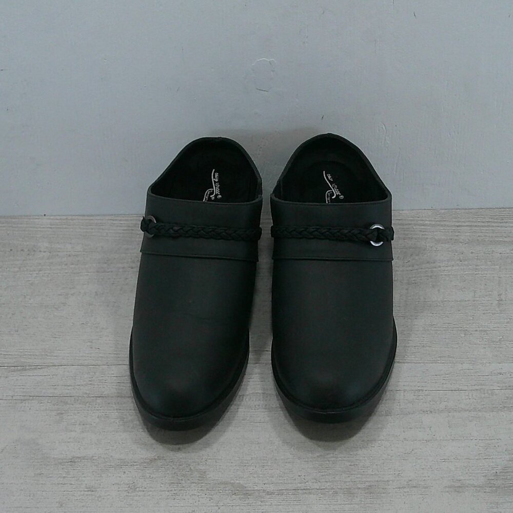 Easy Street Gilly Classic Block-heeled Comfort Braided Strap Mule SZ 9.5 WW - Picture 3 of 13